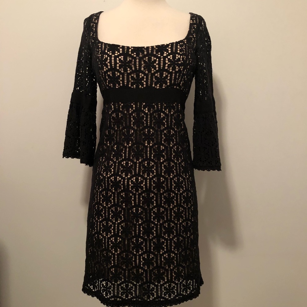Milly Crochet Cocktail Dress